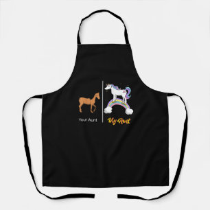 Deine Tante My Tante Unicoron T - Shirt _ Funny Ra Schürze