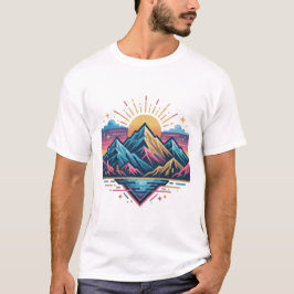 Deine Welle trendy modernes Design T-Shirt