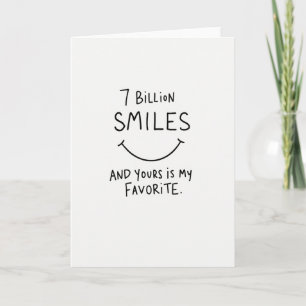 Deine Weltbeste Smile-Karte Karte