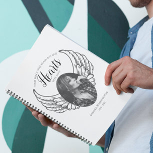 Deine Wesen waren fertig Foto Memorial Guest Notizblock