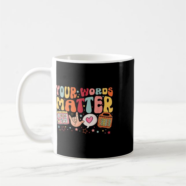 Deine Worte Problem Sprachtherapie Sprachpathologi Kaffeetasse (Links)