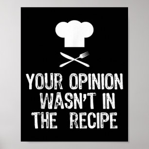 Deine Zwiebel War Nicht Im Rezept Chef Koch Gesche Poster