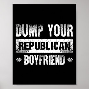 Deinen republikanischen Freund abservieren Lustig Poster