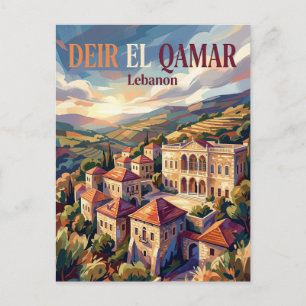 Deir el Qamar Libanon Postkarte