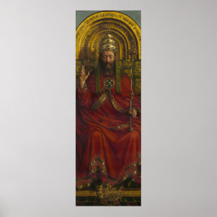 Deity begeistert, Christus, das Gent-Altarpiece Poster