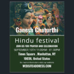 Deity God Statue, Hindu Event Advertising Flyer<br><div class="desc">Deity God Statue,  Hindu Event Advertising Flyer durch den Business Card Store.</div>