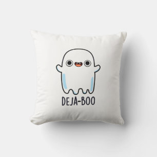 Deja Boo Funny Ghost Pun Kissen