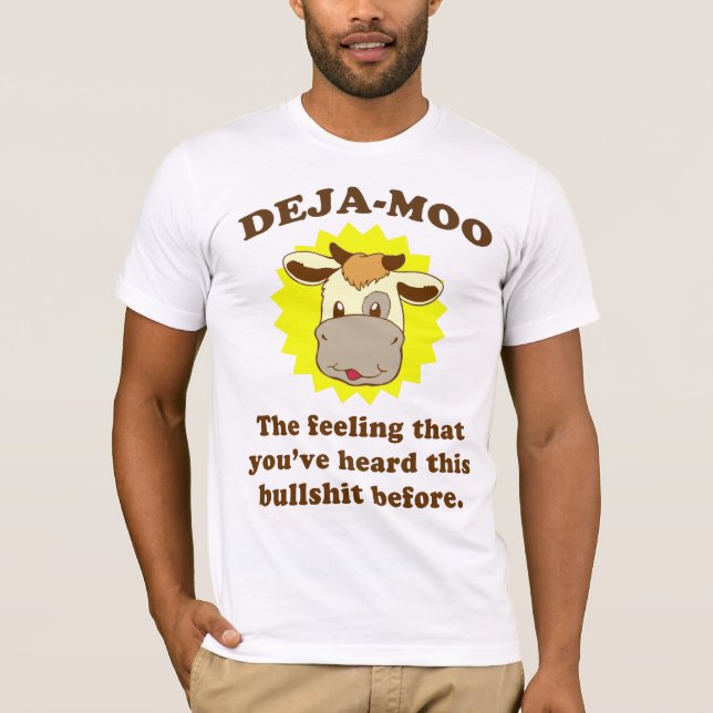 Deja-moo Cow T-Shirt (Vorderseite)