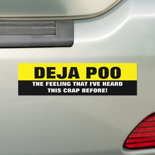 DEJA POO AUTOAUFKLEBER (Auf Auto)