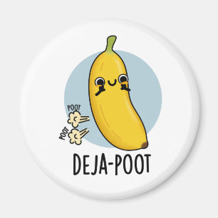 Deja-poot Funny Banana Doppelte Furz Puff Magnet