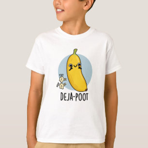 Deja-poot Funny Banana Doppelte Furz Puff T-Shirt