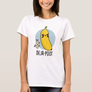 Deja-poot Funny Banana Doppelte Furz Puff T-Shirt