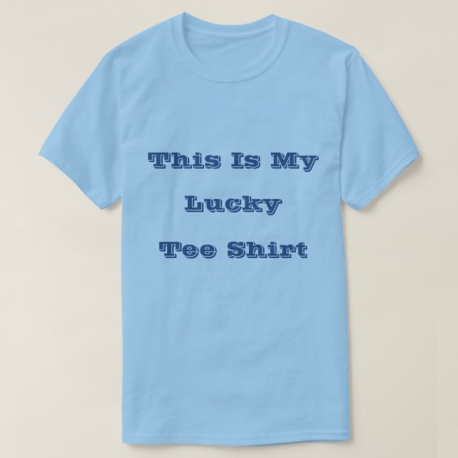 Deja Vu Blue Spring Season Solid Color T-Shirt (Design vorne)