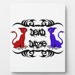 Deja Vu Cat Fotoplatte