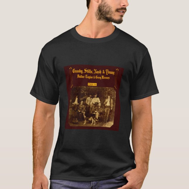 Déjà Vu - Crosby Stills Nash Young Classic T-Shirt (Vorderseite)