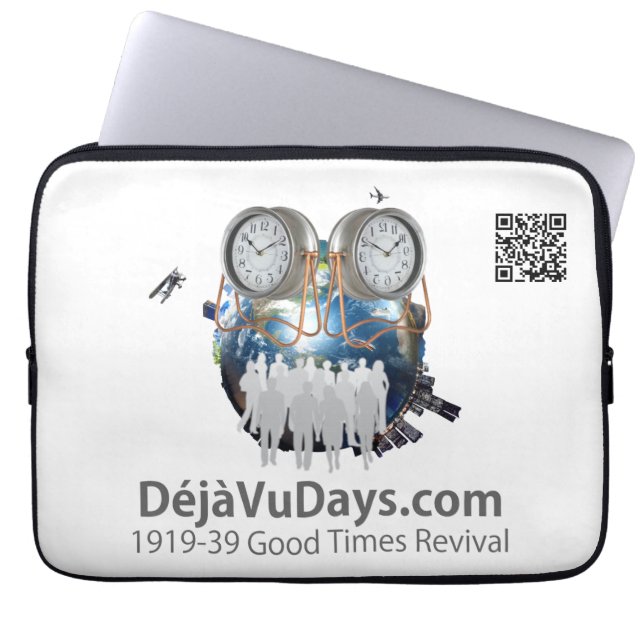 Déjà Vu Days - Laptop Sleeve 13" (Vorderseite)