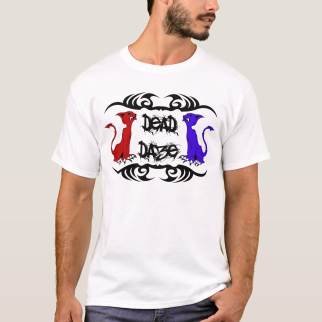 Déjà Vu Katze T-Shirt (Vorderseite)