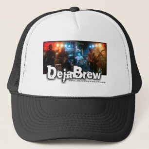 DejaBrew Band-Logo-Fernlastfahrer-Hut. Truckerkappe