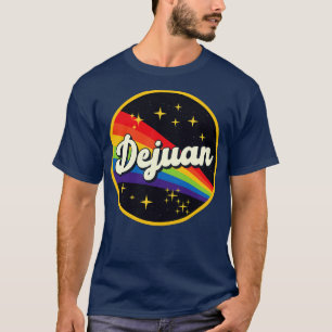 Dejuan Rainbow in Space Vintag Style T-Shirt