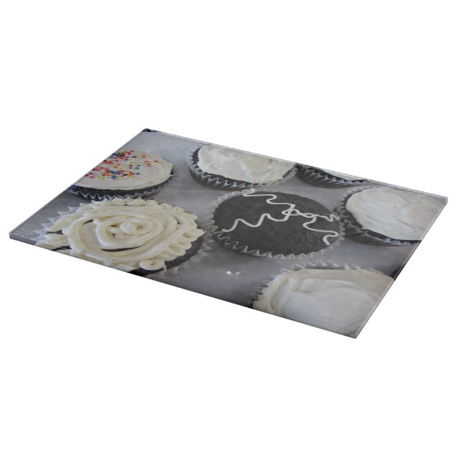 Dekadent Cupcakes Schneidebrett (Ecke)