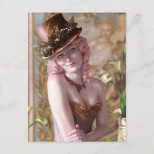 Dekadenz im Ballsaal Postkarte