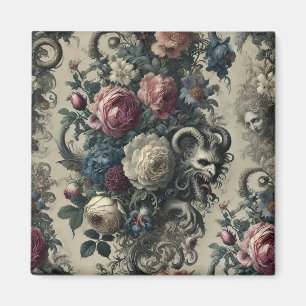 Dekadenzblättern - gotisches Barock Magnet