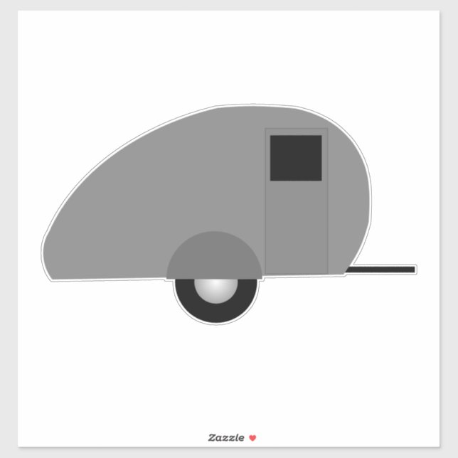 DEKALISIERUNG DES STYLE CAMPER TRAILER-STICKERS di Aufkleber (Blatt)