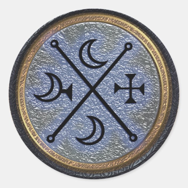 Dekarabie Runder Aufkleber (Vorderseite)