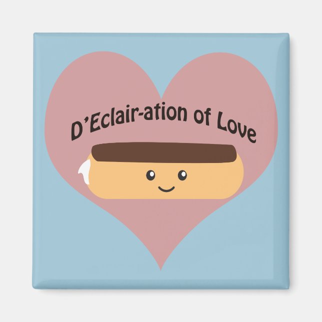 D'eklair of Liebe Magnet (Vorne)