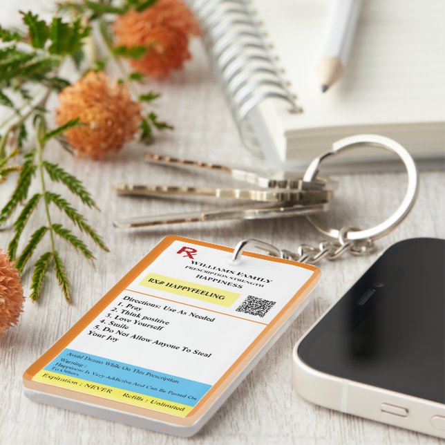 Deklaration Schlüsselanhänger (Vorderseite rechts)