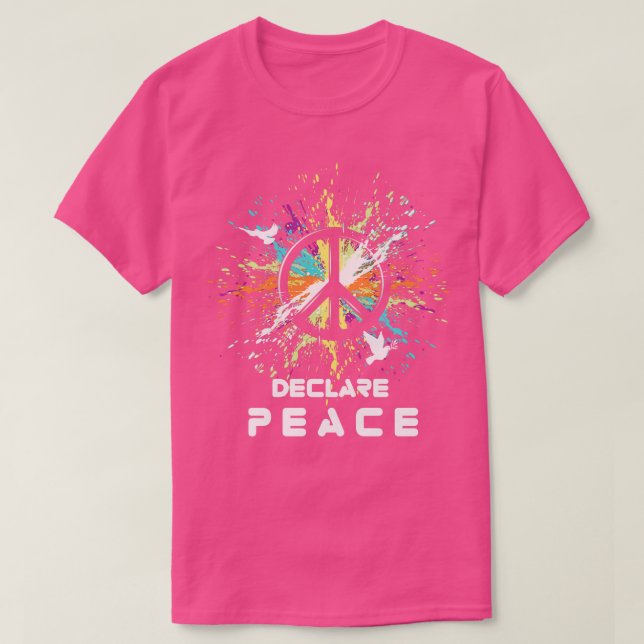 Deklare Peace T-Shirt (Design vorne)