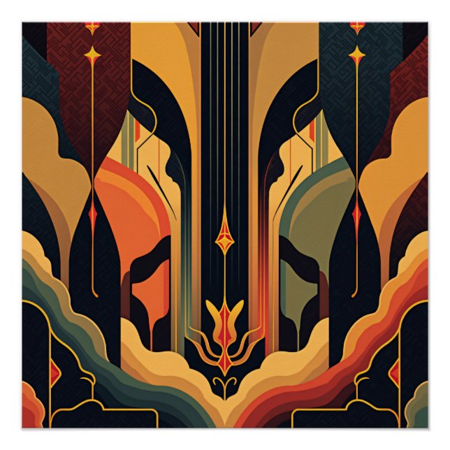 Deko Abstraktionsglanz (Vorderseite)