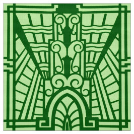 Deko Architectural Pattern, Light Jade Green Stoff
