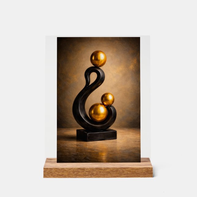 DEKO ART CHIC UND ELEGANT ACRYLSCHILD (Vorderseite)