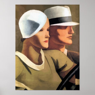 Deko art Drive My Car Malerei