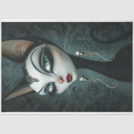 Deko Art Glamourous Cat Decoupage Seidenpapier