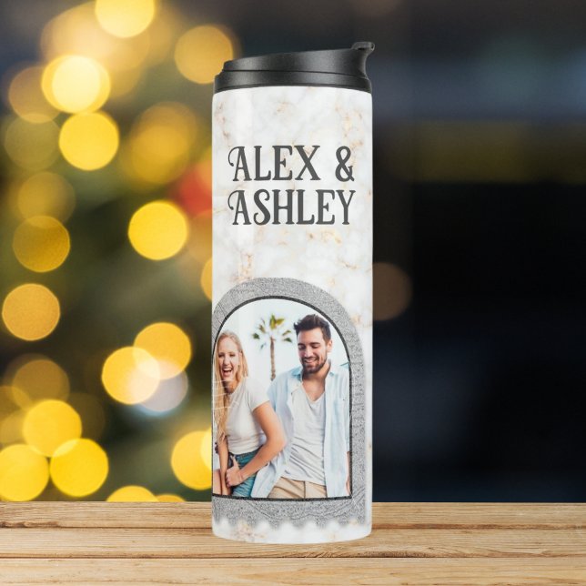 Deko Art Modern Foto Name Thermal Tumbler Thermosbecher (Von Creator hochgeladen)