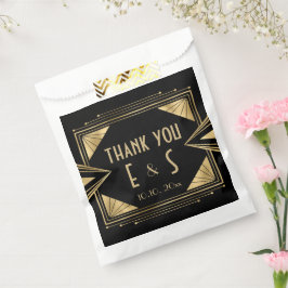 Deko Black and Gold Hochzeit Hershey® Geschenktütchen