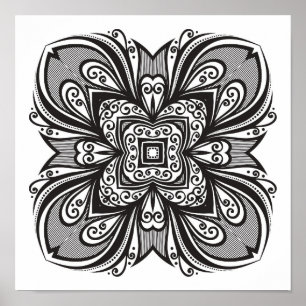 Deko Black Square Inspiriert 2