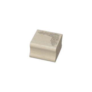 Deko-Blume Gummistempel