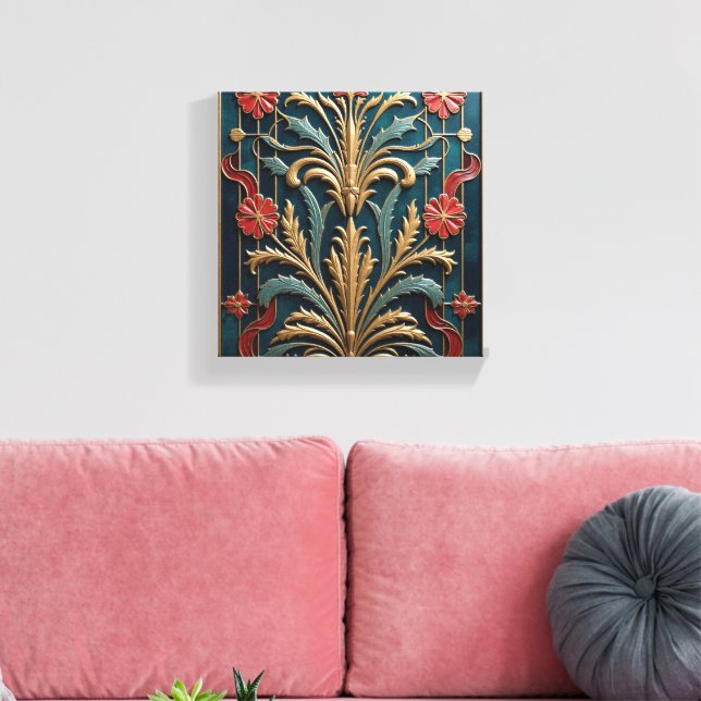 Deko-Blumenstrauß Moderne Leinwanddruck (Insitu (Wohnzimmer))