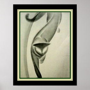 Deko Cat Lithograph ca. 1931 von Major Felten