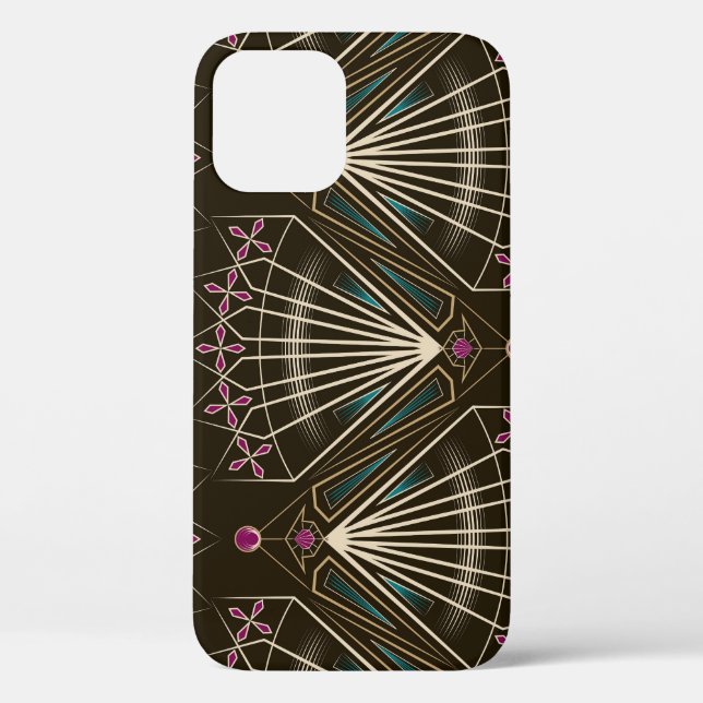 Deko der antiken Kunst, geometrisches Muster Case-Mate iPhone Hülle (Rückseite)