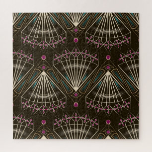 Deko der antiken Kunst, geometrisches Muster Puzzle
