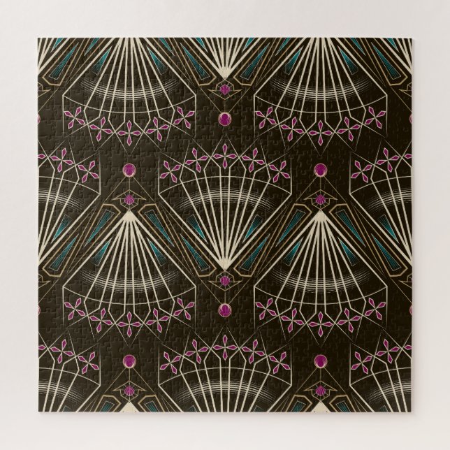 Deko der antiken Kunst, geometrisches Muster Puzzle (Vertikal)