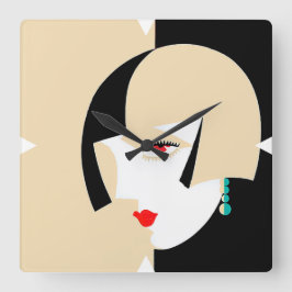 Deko Design Wall Clock Quadratische Wanduhr