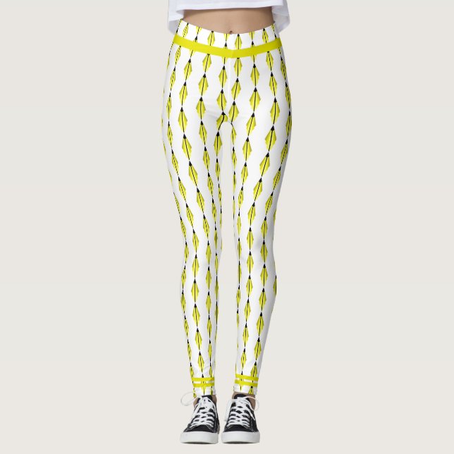 Deko-Element in gelben Leggings (Vorderseite)