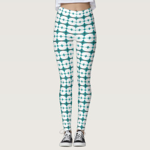 Deko-Elemente in aquamarin grün Leggings