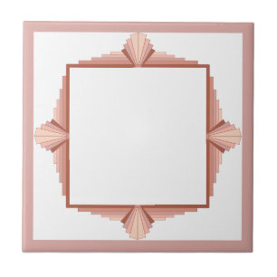 Deko-Elemente in Rose Fliese