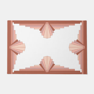 Deko-Elemente in Rose Fußmatte